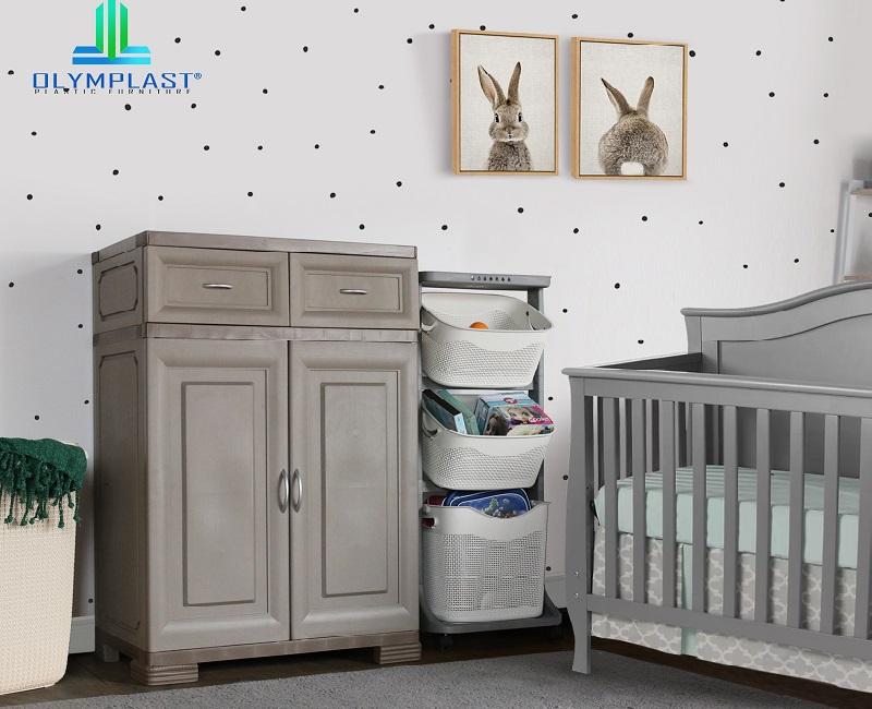 Kamar Bayi Sederhana dengan Baby Locker Olymplast