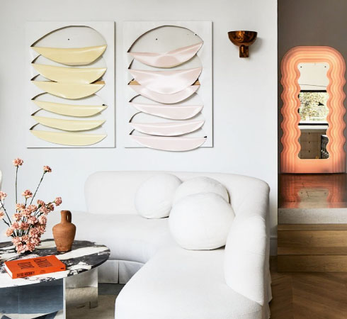 Hiasan Mid-Century Art