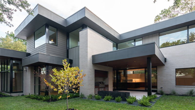 Rumah dengan Warna Abu-abu