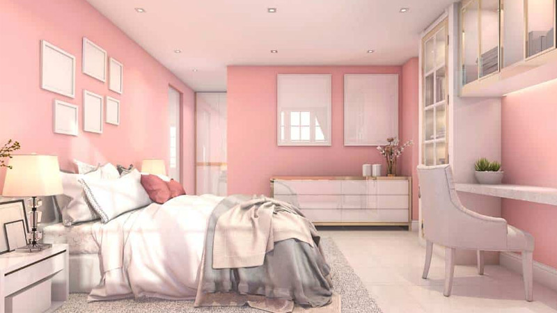 Rumah dengan Warna Pink