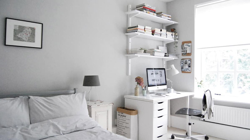 Foto Kamar Aesthetic Minimalist White