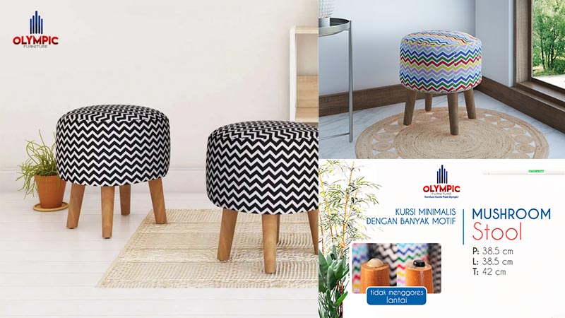 Harga Sofa Ruang Tamu Dibawah 1 Juta Mushroom Stool