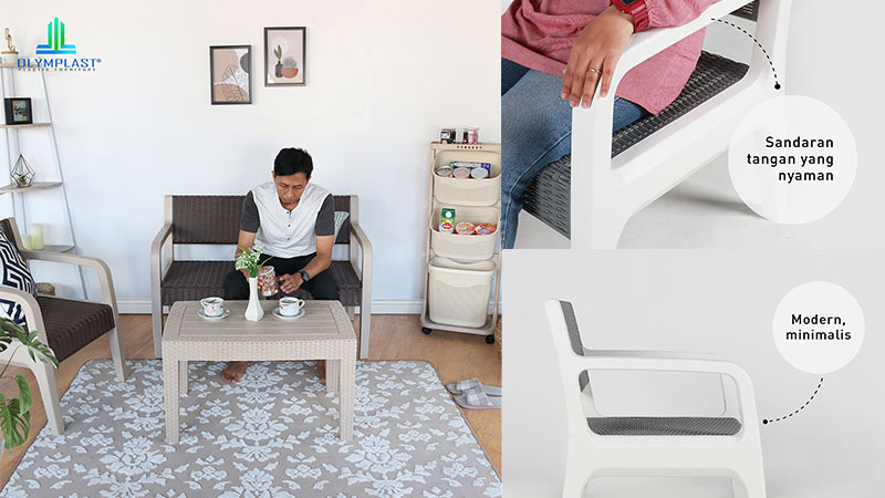 Harga Sofa Ruang Tamu Dibawah 1 Juta OSCR 1 Seat