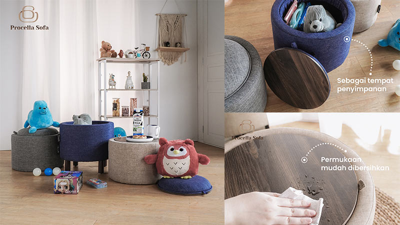 Harga Sofa Ruang Tamu Dibawah 1 Juta Tuffy Stool