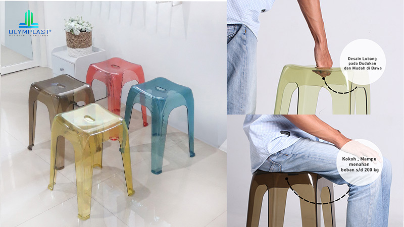 Produk Olymplast Crystal Stool