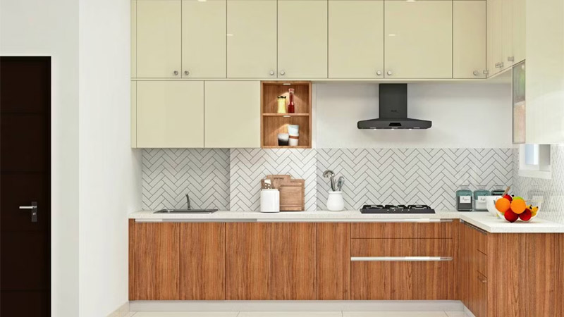 Dapur Minimalis Modern Motif Putih Mewah