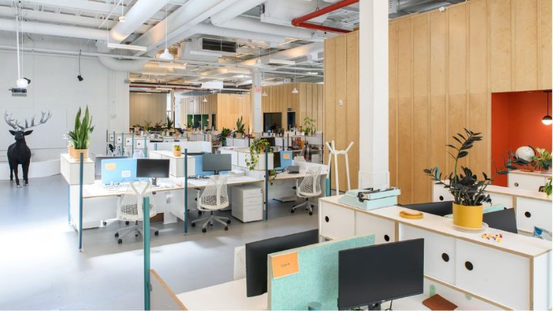 Kantor Playful tapi Minimalis