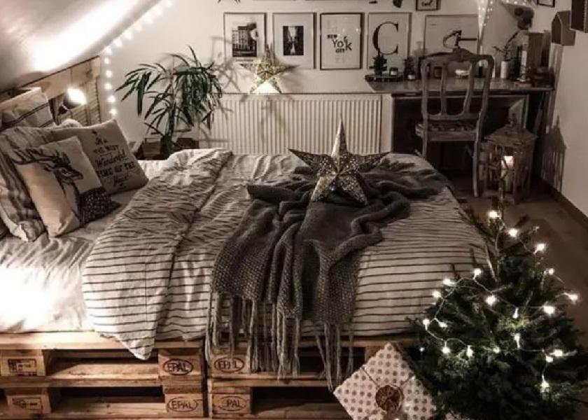 Dekorasi Kamar Estetik di Loteng Cozy