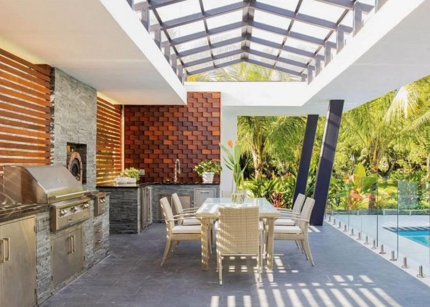 Kanopi Skylight untuk Dapur Terbuka