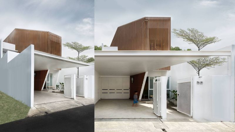 Desain Rumah Minimalis Putih Sederhana