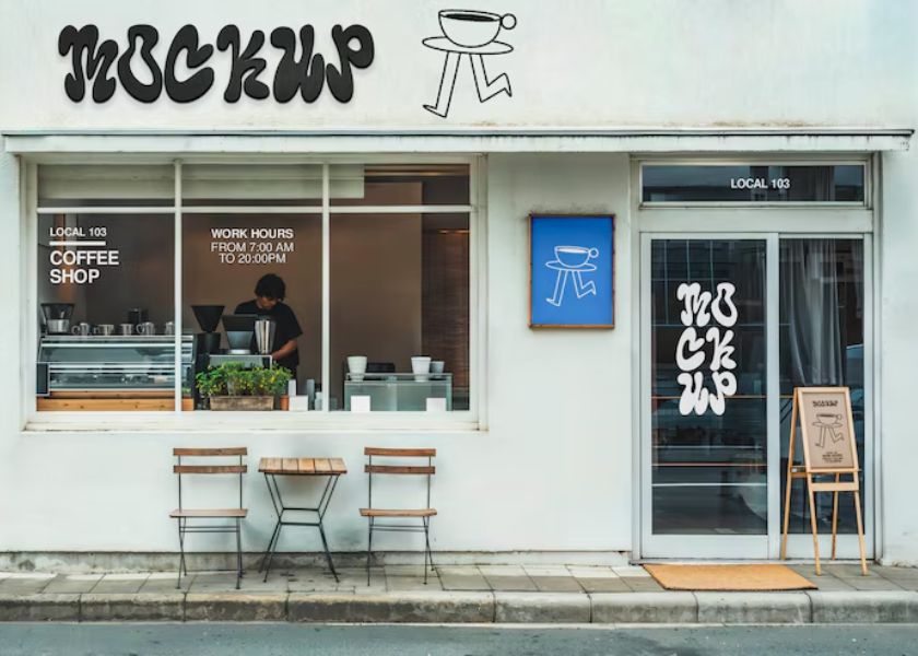Desain Cafe Ruko Minimalis Indie