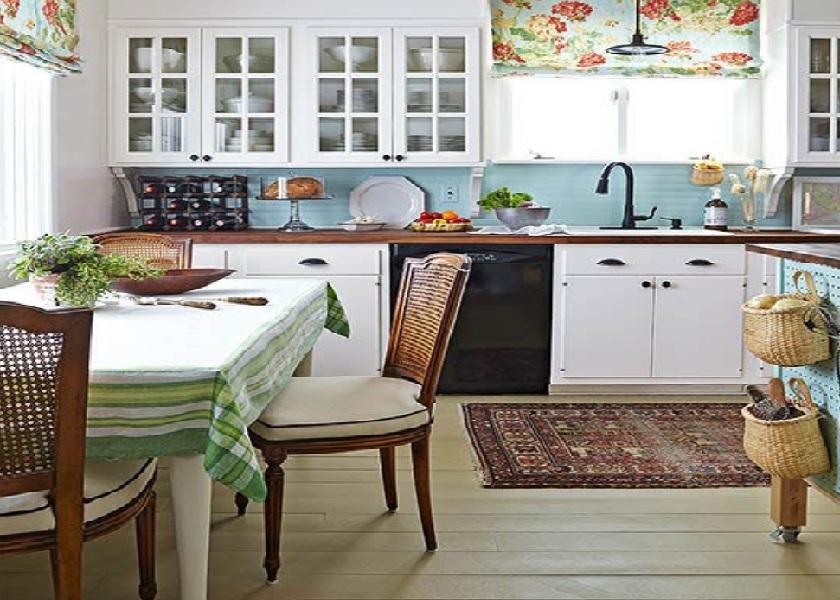 Dapur Sederhana di Kampung dengan Sentuhan Country Berkarakter