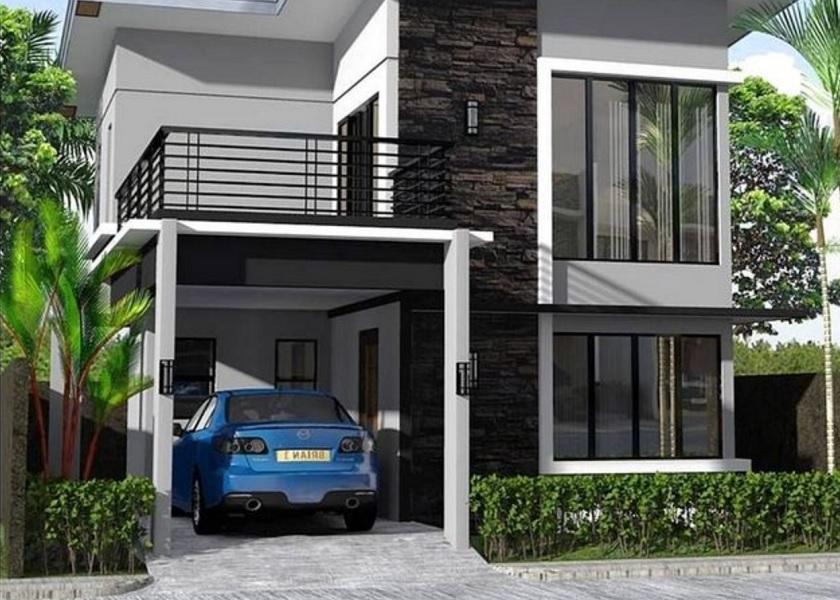 Model Teras Dak Melayang di Rumah Minimalis