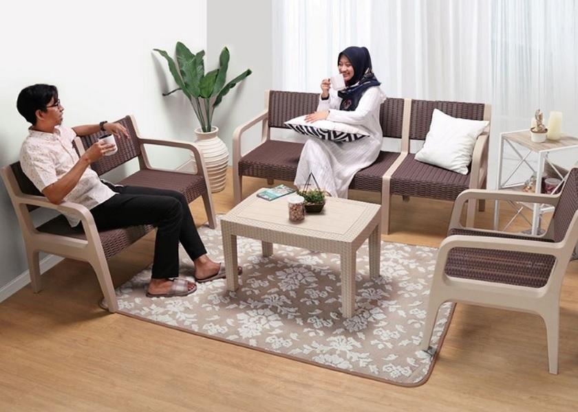 Dekorasi Ruang Tamu Minimalis dengan Olymplast