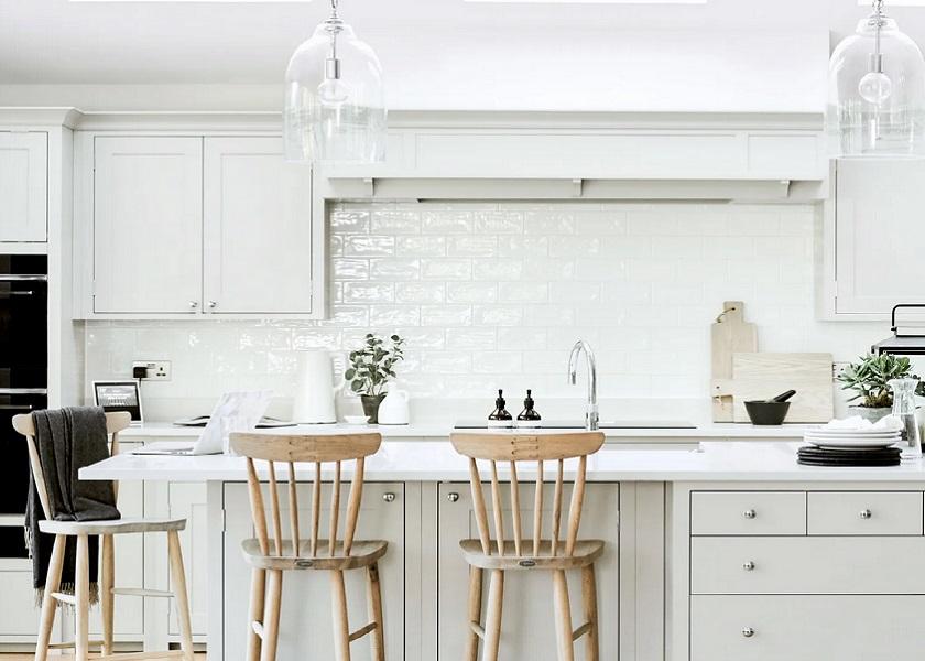 Gambar Dapur Minimalis dengan Kilau Halus yang Elegan