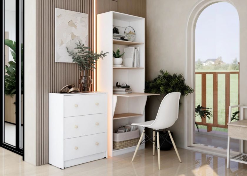 Interior Rumah Minimalis dengan Penyimpanan Terorganisir