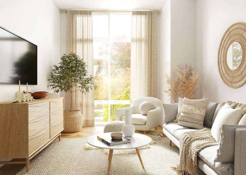 Interior Rumah Minimalis dengan Furnitur Sederhana dan Fungsional