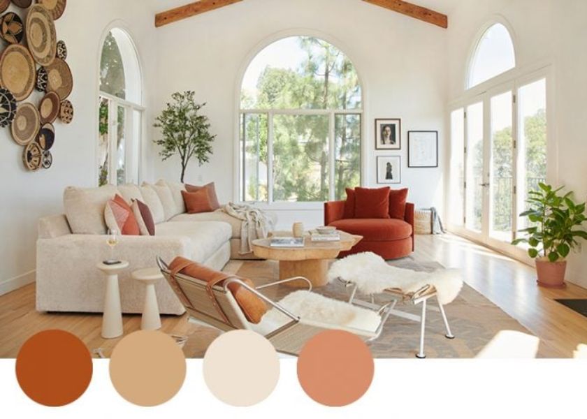 Interior Rumah Minimalis dengan Warna Netral dan Monokrom