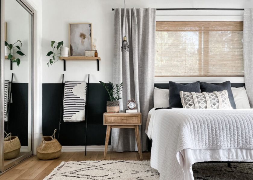 Kamar Tidur dengan Dekorasi Sederhana