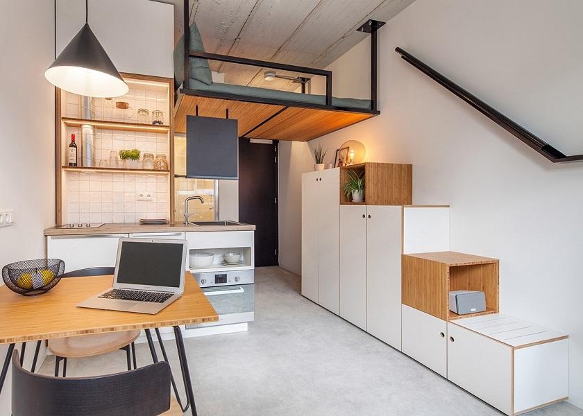 Mezzanine Kamar 3x3 dengan Konsep Santai dan Relaksasi