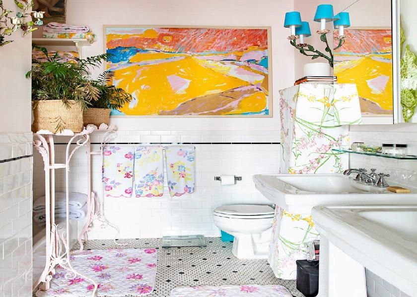 Model Kamar Mandi Minimalis dengan Tekstur ala Maroko