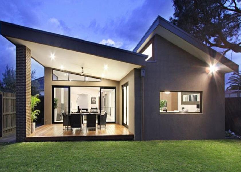 Model Rumah Minimalis dengan Dapur dan Area Makan Menyatu