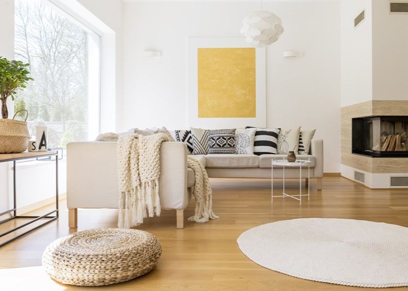 Ruang Tamu Minimalis Gaya Scandinavian