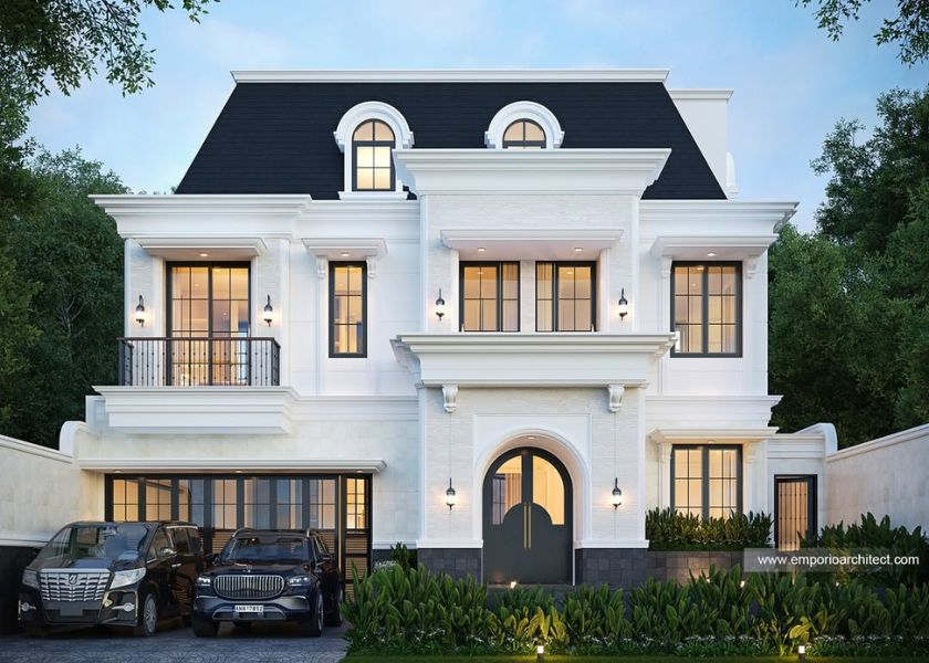 Rumah Klasik Sederhana Art Deco Tropis