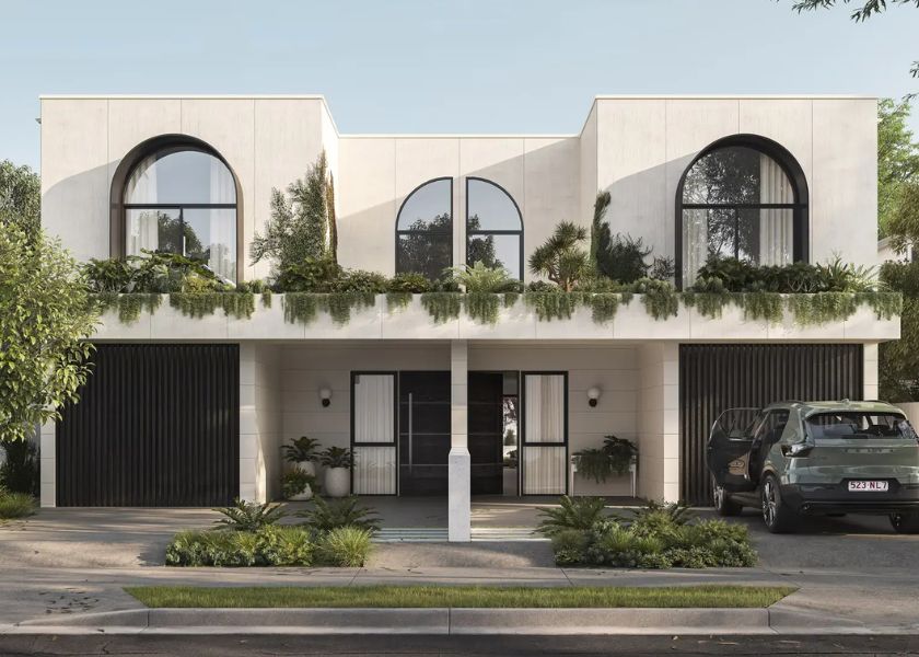 Rumah Klasik Sederhana Modern Monokrom