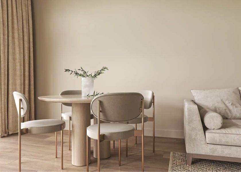 Warna Cat Rumah Minimalis Beige Lembut
