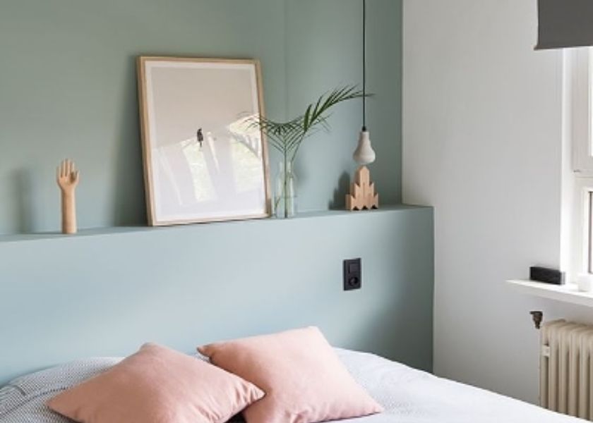 Warna Cat Rumah Minimalis Biru Abu (Dusty Blue)