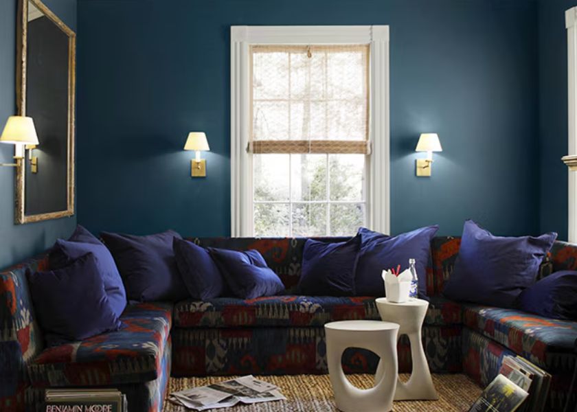 Warna Cat Rumah Minimalis Navy Blue Minimalis
