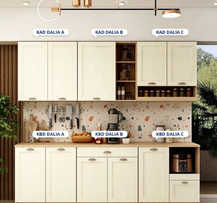 Wujudkan Dapur Minimalis Sederhana dengan Kabinet Dalia