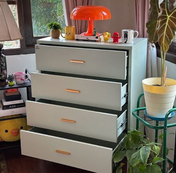 Wujudkan Kamar Aesthetic Korean dengan Drawer Besi Olymsteel