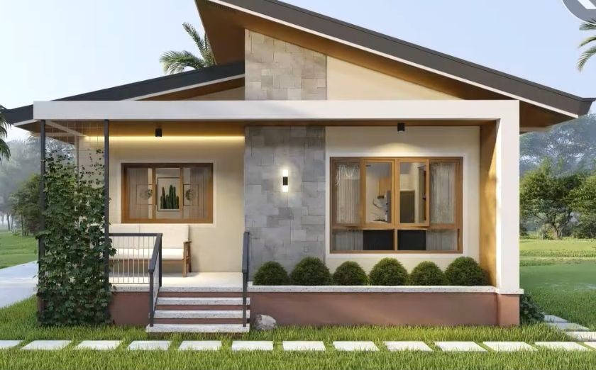 Atap Rumah Minimalis dengan Kombinasi Skillion + Dak Tipis
