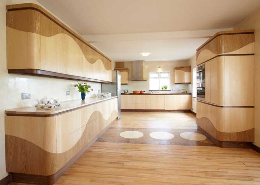 Dapur Sederhana dan Unik Nuansa Kayu Alami