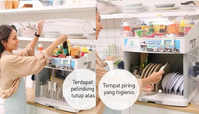 Desain Dapur Minimalis 3x2 Rapi dengan Olymplast