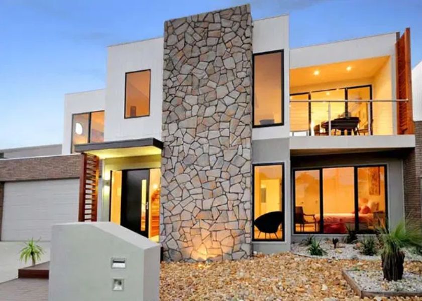 Batu Alam untuk Tampak Depan Rumah Minimalis