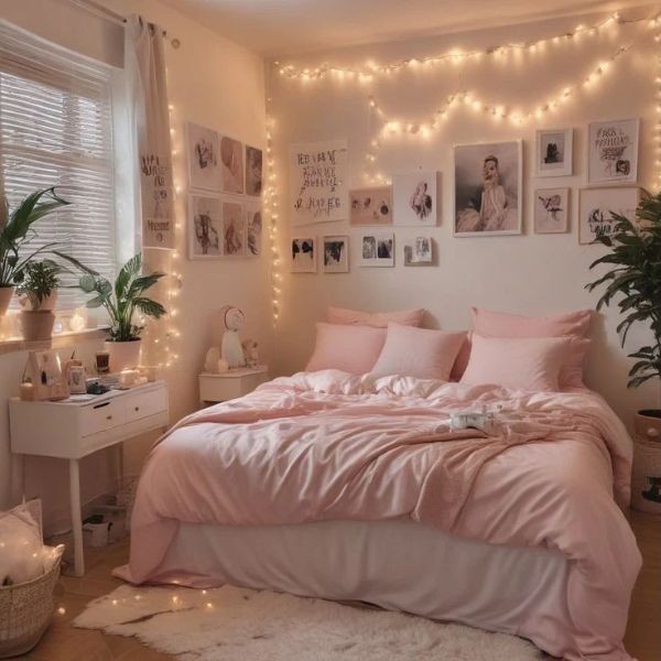Kamar Aesthetic Perempuan dengan Dekorasi Personal