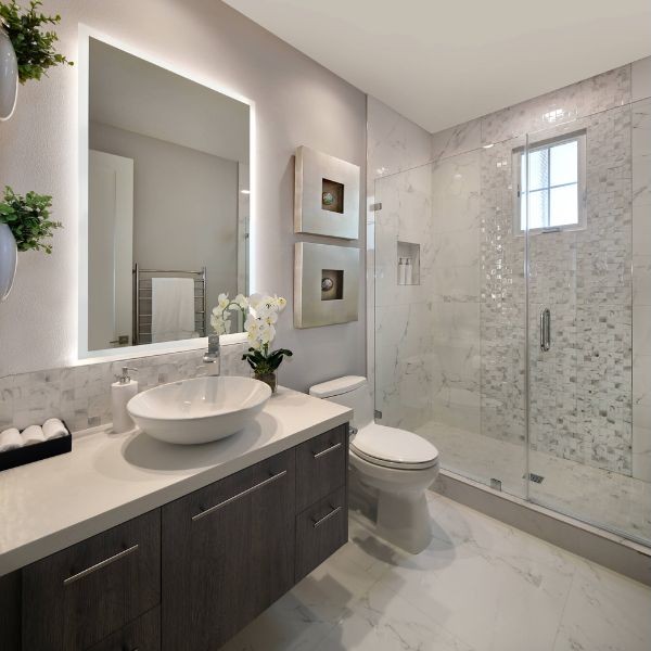 Kamar Mandi Modern Layout Sederhana