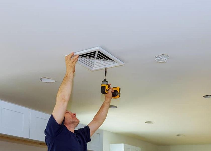Sistem Ventilasi Terpusat dalam Kamar Mandi Simple