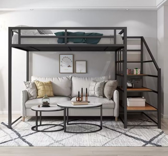 Kamar Tidur Minimalis 2x3 dengan Tempat Tidur Multifungsi