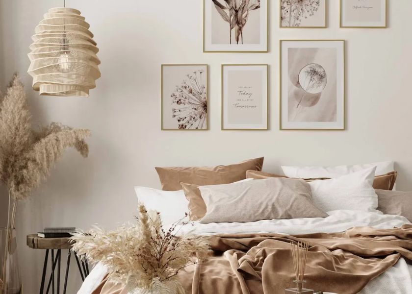 Kamar Tidur Sederhana Warna Putih Tulang