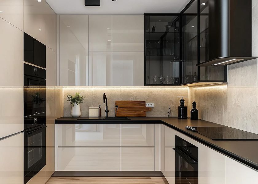 Model Dapur Minimalis dengan Peralatan Terintegrasi