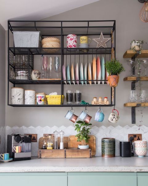 Model Dapur Minimalis Modern dengan Rak Terbuka