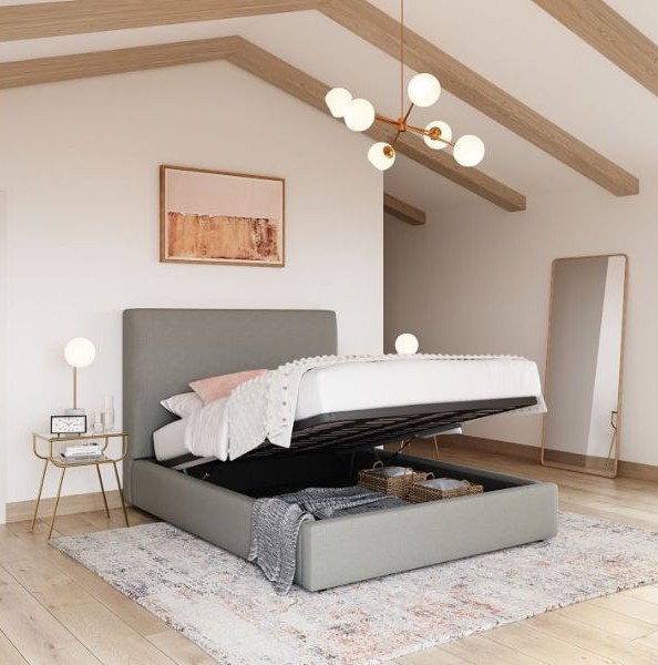 Model Tempat Tidur dengan Penyimpanan dalam Kasur