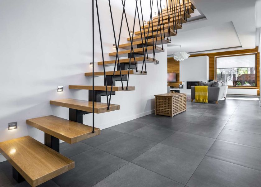 Railing Tangga Floating Minimalis