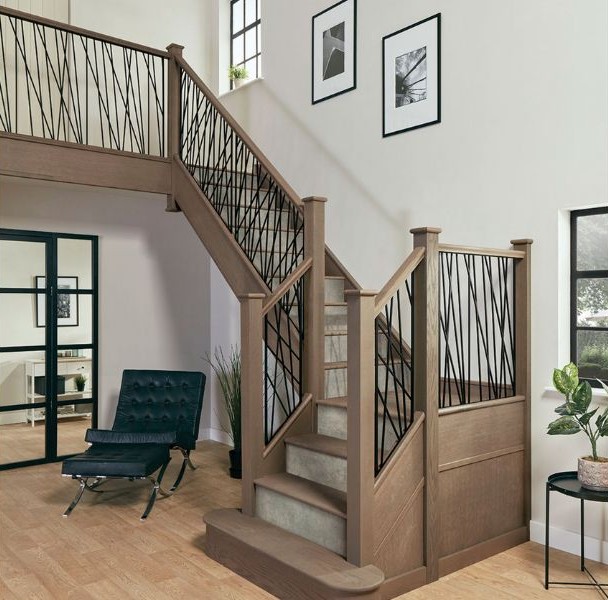 Railing Tangga Rotan Minimalis