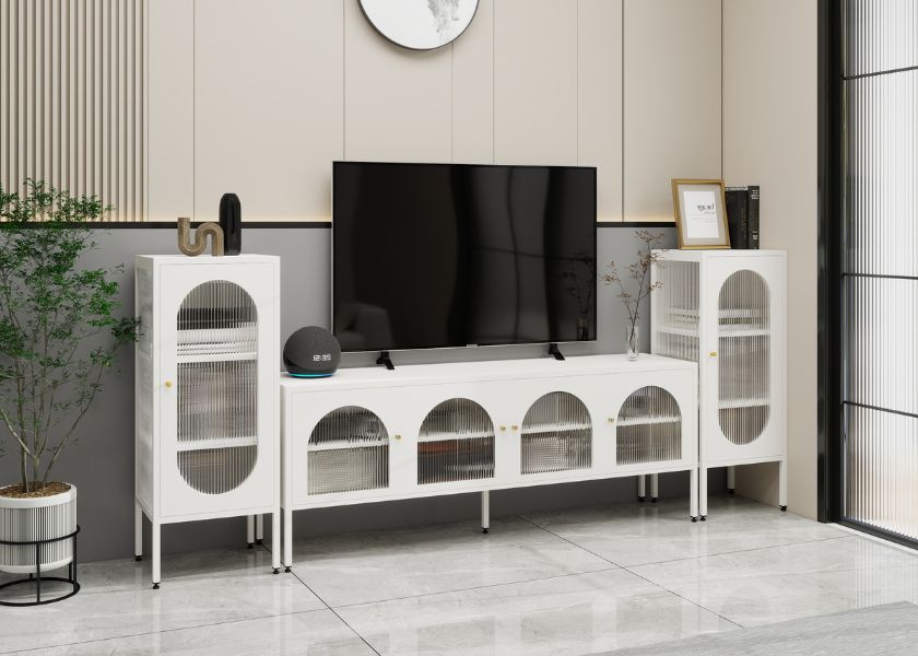 Rak TV dan Kabinet Besi Olymsteel Seri Cheryl