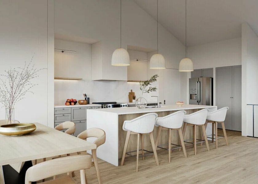 Rumah Cantik dengan Dapur Modern Simple